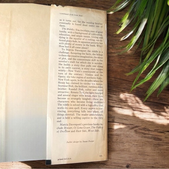 VINTAGE 1954 First Edition My Brother’s Keeper by Marcia Davenport Hardcover - Picture 5 of 10